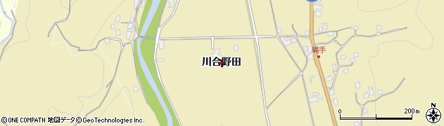 島根県大田市川合町川合野田周辺の地図