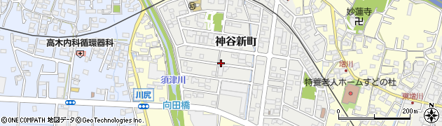 静岡県富士市神谷新町周辺の地図