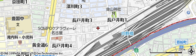 愛知県名古屋市中村区長戸井町2丁目20周辺の地図