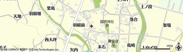 愛知県豊田市加納町欠ノ上3周辺の地図