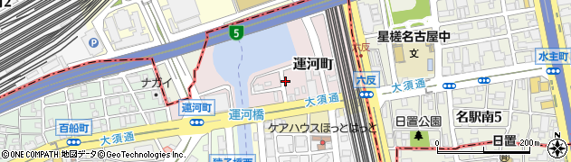 三愛ロジスティクス名古屋営業所周辺の地図