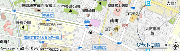 岳南タクシー　吉原周辺の地図