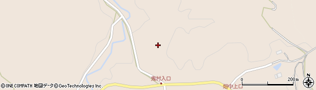 島根県大田市大屋町鬼村周辺の地図