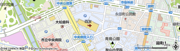 おたからや　西友富士青島店周辺の地図