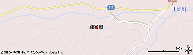 京都府船井郡京丹波町鎌谷奥周辺の地図