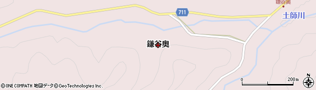 京都府京丹波町（船井郡）鎌谷奥周辺の地図