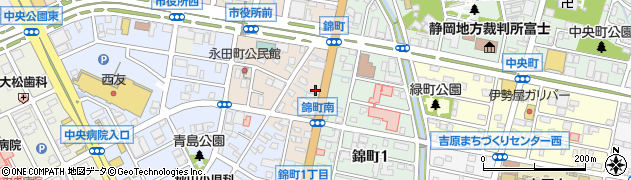 ほっともっと　富士永田町店周辺の地図