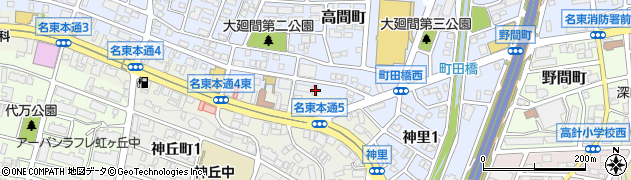 愛知県名古屋市名東区高間町138周辺の地図