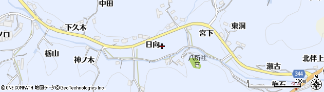 愛知県豊田市久木町中ノ切周辺の地図