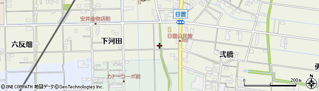 愛知県愛西市稲葉町（北出）周辺の地図