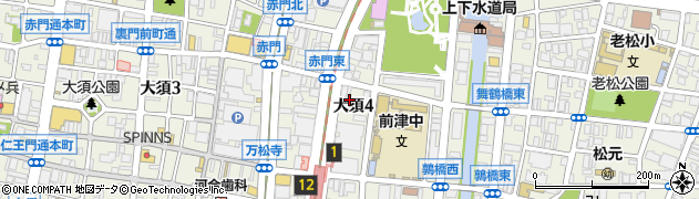 愛知県名古屋市中区大須4丁目9-79周辺の地図