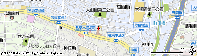 愛知県名古屋市名東区高間町135周辺の地図