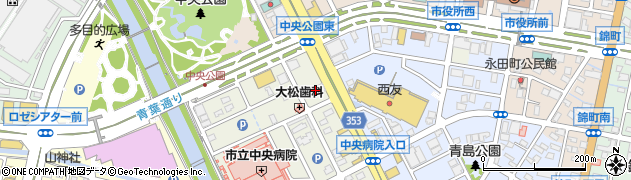 カーテンじゅうたん王国富士店周辺の地図