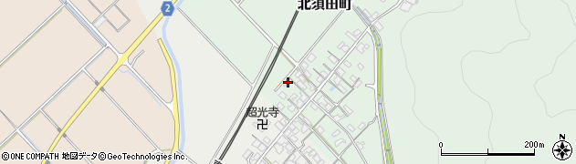 滋賀県東近江市北須田町591周辺の地図