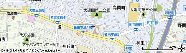 愛知県名古屋市名東区高間町134周辺の地図