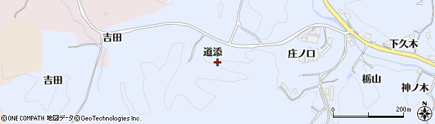 愛知県豊田市久木町（道添）周辺の地図