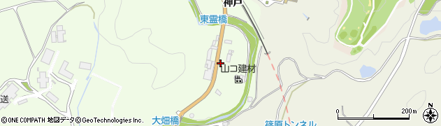 愛知県豊田市大畑町三反田周辺の地図