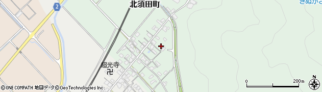 滋賀県東近江市北須田町617周辺の地図