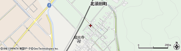 滋賀県東近江市北須田町594周辺の地図