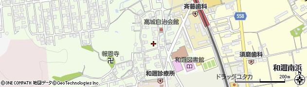 滋賀県大津市和邇高城167-3周辺の地図