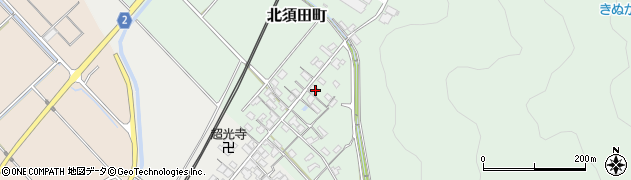 滋賀県東近江市北須田町619周辺の地図