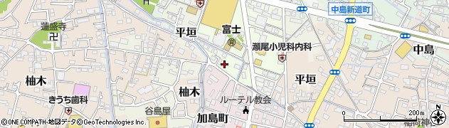 静岡県富士市八幡町2周辺の地図