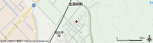 滋賀県東近江市北須田町481周辺の地図