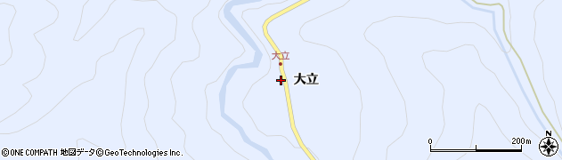 愛知県北設楽郡豊根村古真立下地周辺の地図