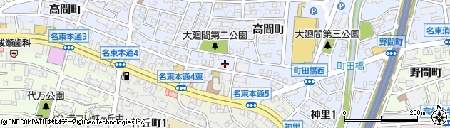 愛知県名古屋市名東区高間町122周辺の地図