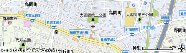 愛知県名古屋市名東区高間町125周辺の地図