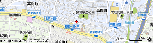 愛知県名古屋市名東区高間町130周辺の地図
