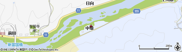 愛知県豊田市大河原町中畑34周辺の地図