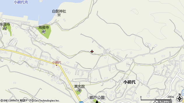 〒238-0225 神奈川県三浦市三崎町小網代の地図