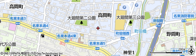 愛知県名古屋市名東区高間町404周辺の地図