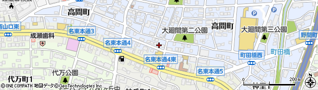 愛知県名古屋市名東区高間町101周辺の地図