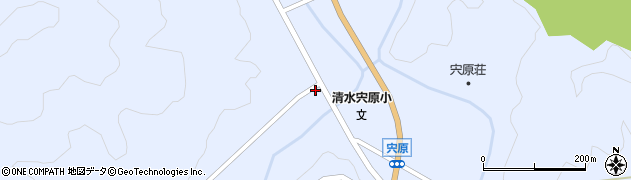 静岡県静岡市清水区宍原1169周辺の地図
