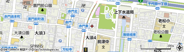 愛知県名古屋市中区大須4丁目3周辺の地図