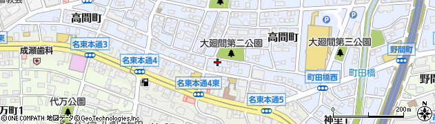 愛知県名古屋市名東区高間町111周辺の地図
