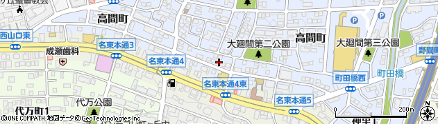 愛知県名古屋市名東区高間町98周辺の地図