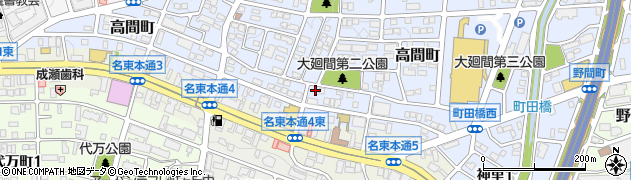 愛知県名古屋市名東区高間町110周辺の地図