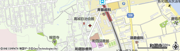 滋賀県大津市和邇高城8周辺の地図