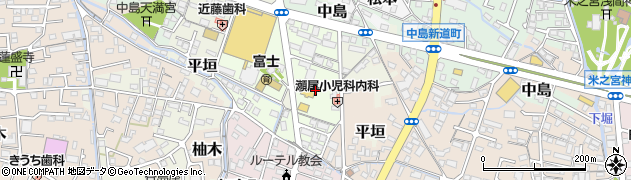静岡県富士市八幡町4周辺の地図