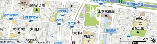 愛知県名古屋市中区大須4丁目3-46周辺の地図