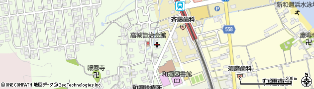 滋賀県大津市和邇高城5周辺の地図