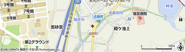 愛知県日進市北新町南鶯468周辺の地図