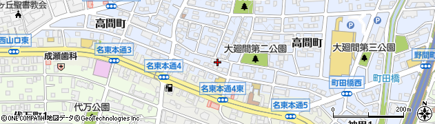 愛知県名古屋市名東区高間町99周辺の地図