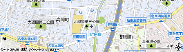 愛知県名古屋市名東区高間町202周辺の地図