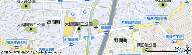 愛知県名古屋市名東区高間町221周辺の地図
