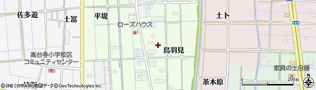 愛知県津島市白浜町（鳥羽見）周辺の地図