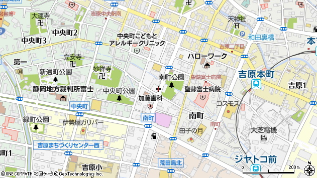 〒417-0041 静岡県富士市御幸町の地図